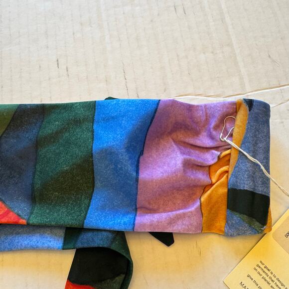 Mara Hoffman Abigail Strapless Bikini Top Rainbow Women XS NWT - Picture 3 of 7